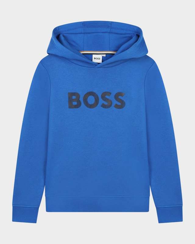 Boy's Logo-Print Hoodie, Size 4-5